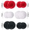 24 Pieces Tissue Paper Pom Poms Flower Ball 8 Inch