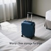 Convihealth Clear hard shell zipper case, hard plastic storage pouch,
