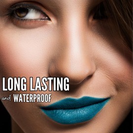 Mynena Teal Blue Long-Lasting Matte Liquid Lipstick | Intense Color, Smudge-Proof & Waterproof | Comfortable, Hydrating Shea Butter | Vegan & Cruelty-Free | Ivy