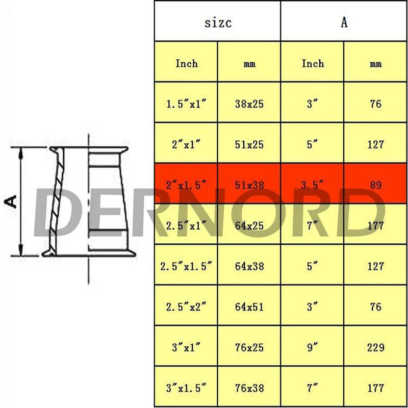 DERNORD Sanitary Fitting Reducer Fitting SUS304 Tri Clamp Ferrule Style