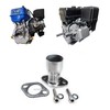 ARSPORT Exhaust Flex Pipe Adaptor 1.5" OD for Predator Max