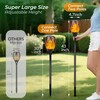 Walensee Solar Lights Outdoor Upgraded 43"(4 PACK) 96 LED Waterproof