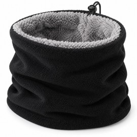 Fleece Neck Warmer Gaiter – Adjustable Windproof Winter Neck Gaiter Face Cover for Skiing, Cycling and Hiking