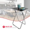 Home Basics Multi-Purpose Sturdy and Durable Decorative Bedside Laptop Snack