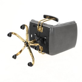 LeisureMod Regina Modern Padded Leather Adjustable Executive Office Chair...