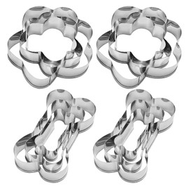 6 Pieces of Bone Mold and 6 Pieces of Dog Paw Mold, Creative Mold, Stainless Steel Mold, Cookie Mold, Kitchen Tool