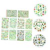 Minkissy 10sheets Nail Art Stickers for Women Creative Festival Decals