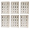 Homesicker 6-Pack Universal Replacement Heat Plate Flame Tamer, Ceramic Brick