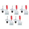 5Pcs QuickRelease Toggle Clamp Vertical Fixture Fastening Workholding Tool 30kg