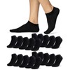 Sneaker Socken Herren 43-46 Schwarz 10 Paar Kurze Socken Atmungsaktive