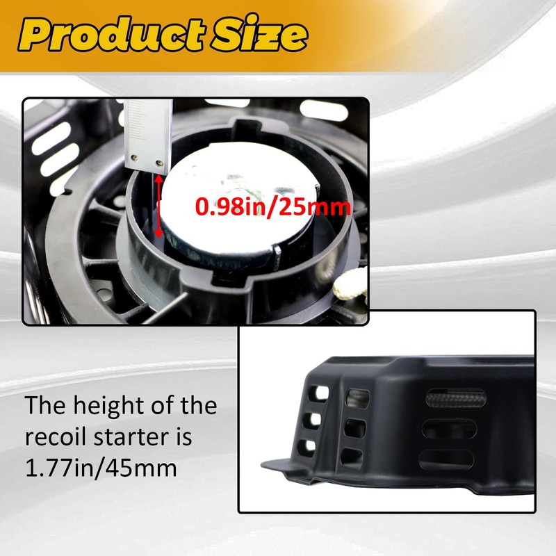 WOTIAN Pull Start Recoil Starter Assembly Compatible with Champion 196cc