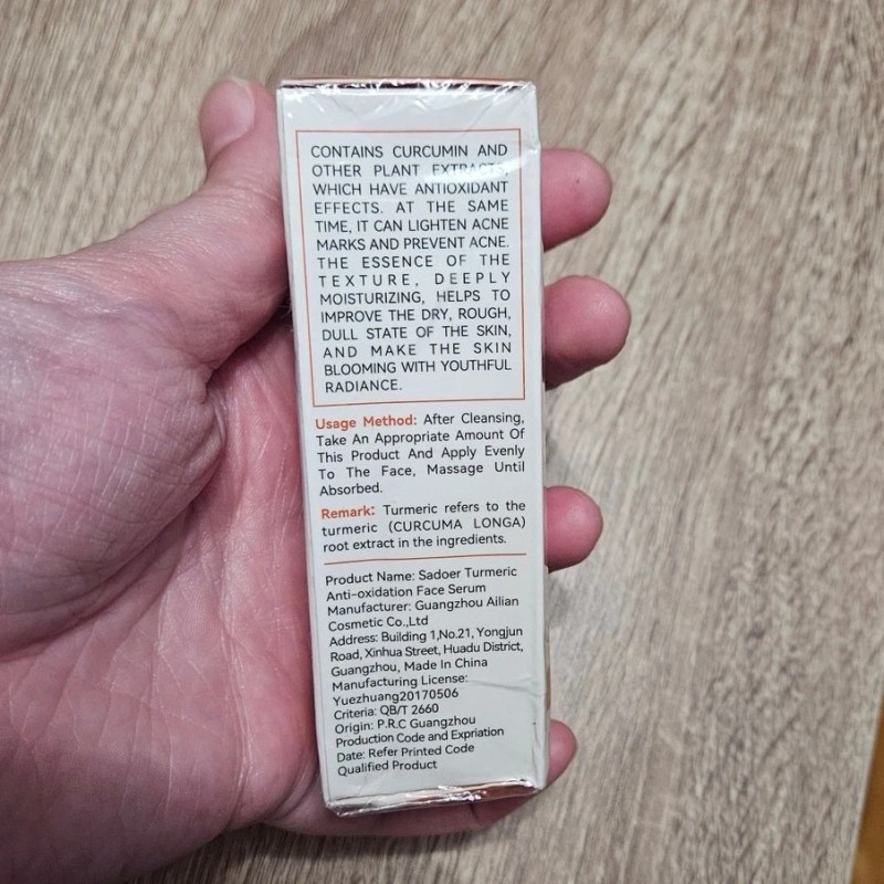 SADOER NIB! SADOER TURMERIC Anti-oxidation Face Serum 30ml