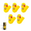 Cut Off Switch Electric Fence Switch of Plastic Single Pole-Yellow
