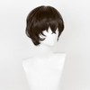 Cosplay Wig with Net Osamu Dazai Brown Heat Resistant Wig