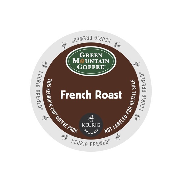 Green Mountain Coffee, French Roast, Single-Serve Keurig K-Cup Pods, Dark Roast Coffee, 48 Count (2 Boxes of 24 Pods)
