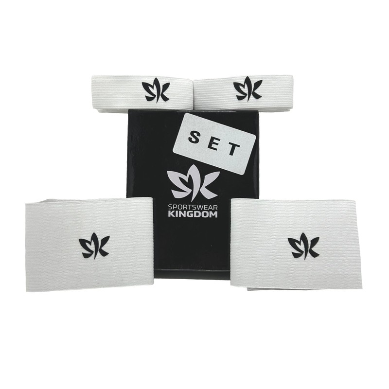 Football Shin Pad Holder and Support Set (Blue)