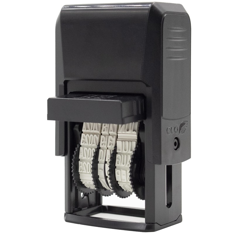 ZIGEL D50 Date Stamp with DEPOSITED - Self Inking Date