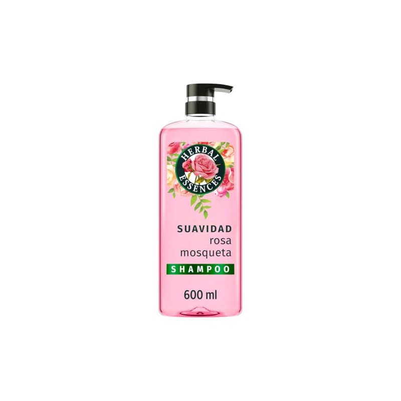 Herbal Essences Shampoo Suavidad Rosa Mosqueta 600 ml