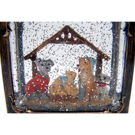 Roman Christmas - Musical Dog Pageant Lantern, 8.75" H, Christmas Collection, Plastic, Christmas Decor, Home Decor, Inspirational, Durable, Long Lasting, Battery Operated