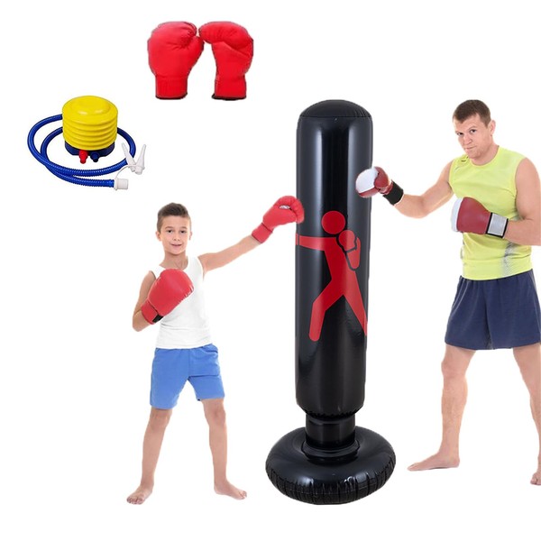 Quintrost Punch Bag for Children, 160 cm Standing Punch Bag,