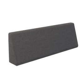 Madera pallet, garden cushion pad, indoor, outdoor, washable, removable, seat and back cushions (back cushion 120 x 40 x 10/20, grey)