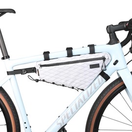 abamita Bicycle Frame Bag Bike Triangle Bag Waterproof Bike Bag 2.9L with Dual Side Mesh Pockets for MTB Road Bike Cycling Commuting and Outdoor Adventures