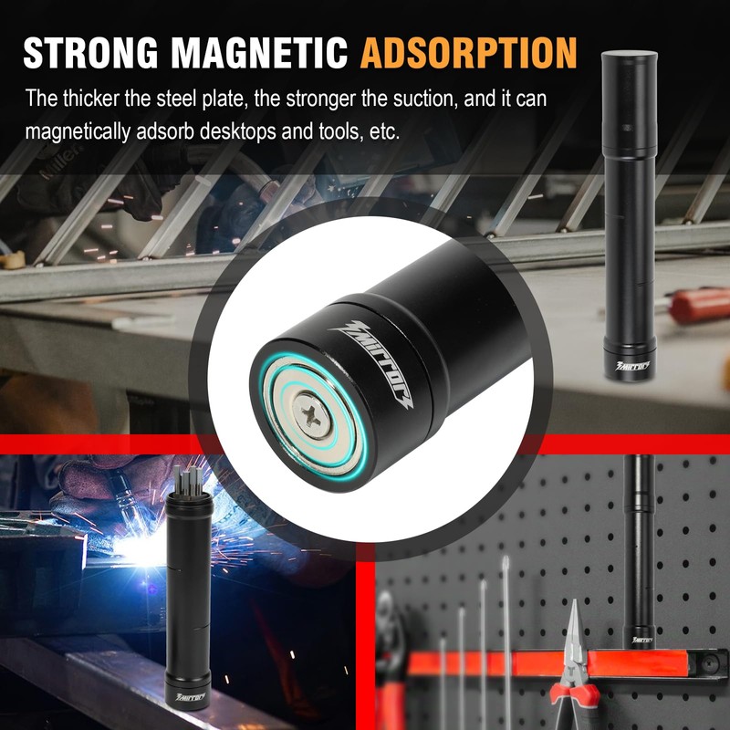 3mirrors Tungsten Holder-Black Storage Tube for TIG Tungsten Electrode with