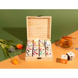 Ssanggyemyeong Tea Cube Wooden Gift Set, 16P, 2 Sets