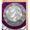GLORY RUGS Area Rug Modern 8x10 Purple Circles Geometry Soft