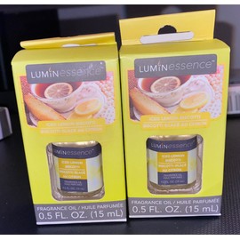Luminessence 2 Pack Luminessence Fragrance Oil Iced Lemon Biscotti  .5fl oz NEW