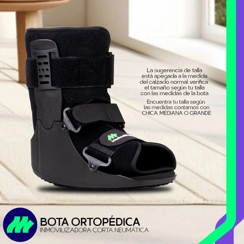 Ferula Bota Corta Walker Para Tobillo Inmovilizadora De Lujo