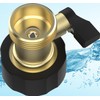 SMARDY Mini Brass Ball Valve, 3/4 Inch Shut-off Valve, Water