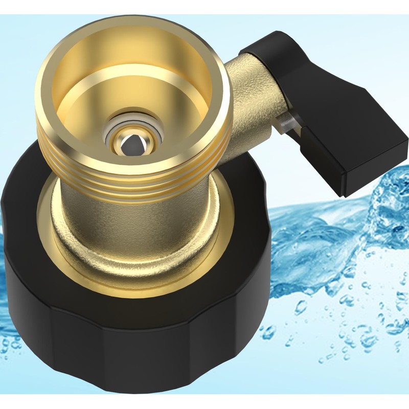 SMARDY Mini Brass Ball Valve, 3/4 Inch Shut-off Valve, Water