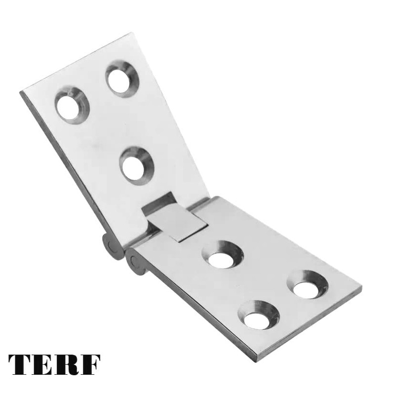 TERF® Heavy Duty Polished Chrome Counter Flap Hinges 100mm X