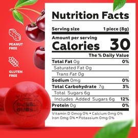 Gumballs for Gumball Machine - 1 Inch Large Gumball - Cherry Flavored Double Bubble Gum Red Gumballs for Kids - Bulk Christmas Gum Balls 3.4 Lb