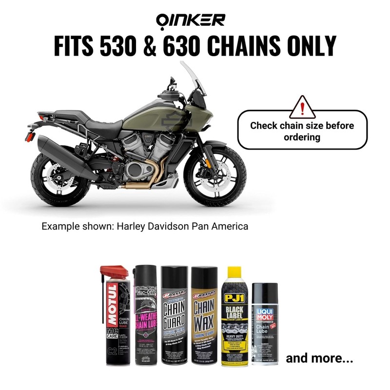 Oinker® Motorcycle Chain Lube Applicator | 530 & 630 Chains