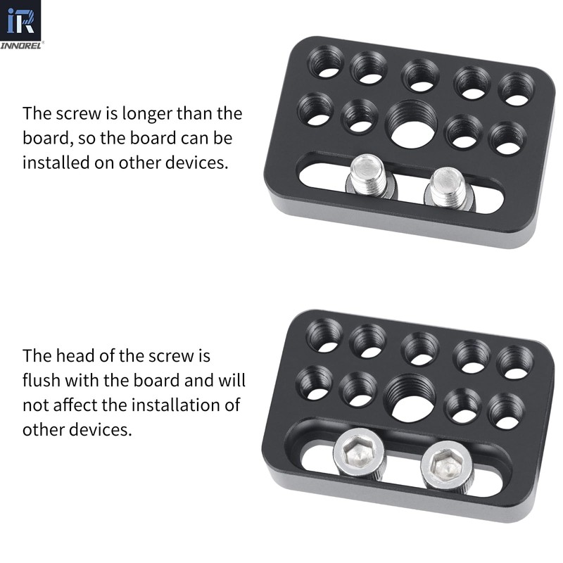 INNOREL CP03 Mini Multi-Functional Cheese Plate with 1/4" & 3/8"
