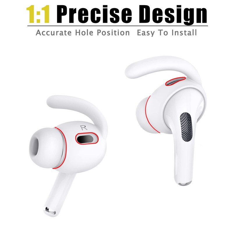 Mijusun 4 Pairs Replacement Ear Hooks for AirPods Pro 2