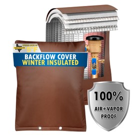 Actgan 24"X24" 5 Layers Outdoor Pressure Vacuum Breaker Cover, Backflow Preventer Insulation for Winter Freeze Protection, Well Pump, Sprinkler Valve, Faucet