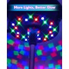 Disco Ball with Motor with Remote and Lights, Palujorty 5-9
