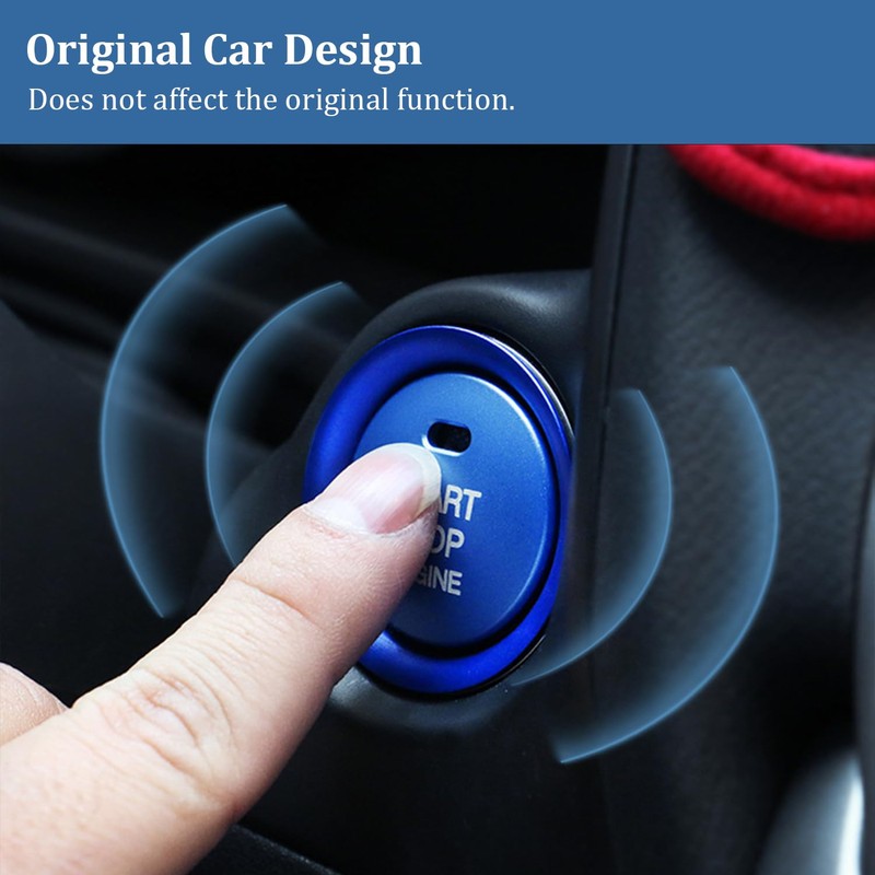 Youzzei Mazda Start Stop Button Cover, Car Engine Start Stop