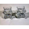 Michael C. Fina Fifth Avenue 24% Lead Crystal Candle Holders