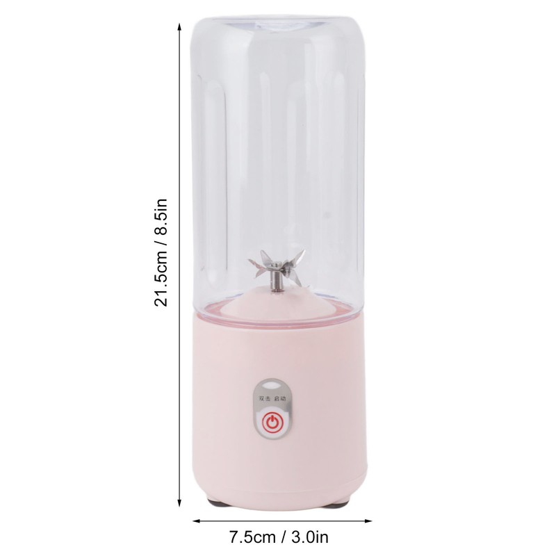 Portable Blender 500ml Mini Personal Juicer Blender for Smoothies Shakes