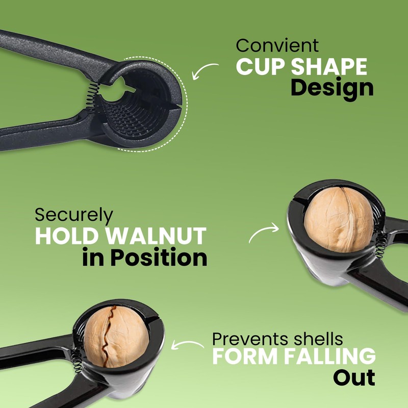 Nutraj Aluminium Alloy Cracker tool Walnut Cracker and Opener Tool