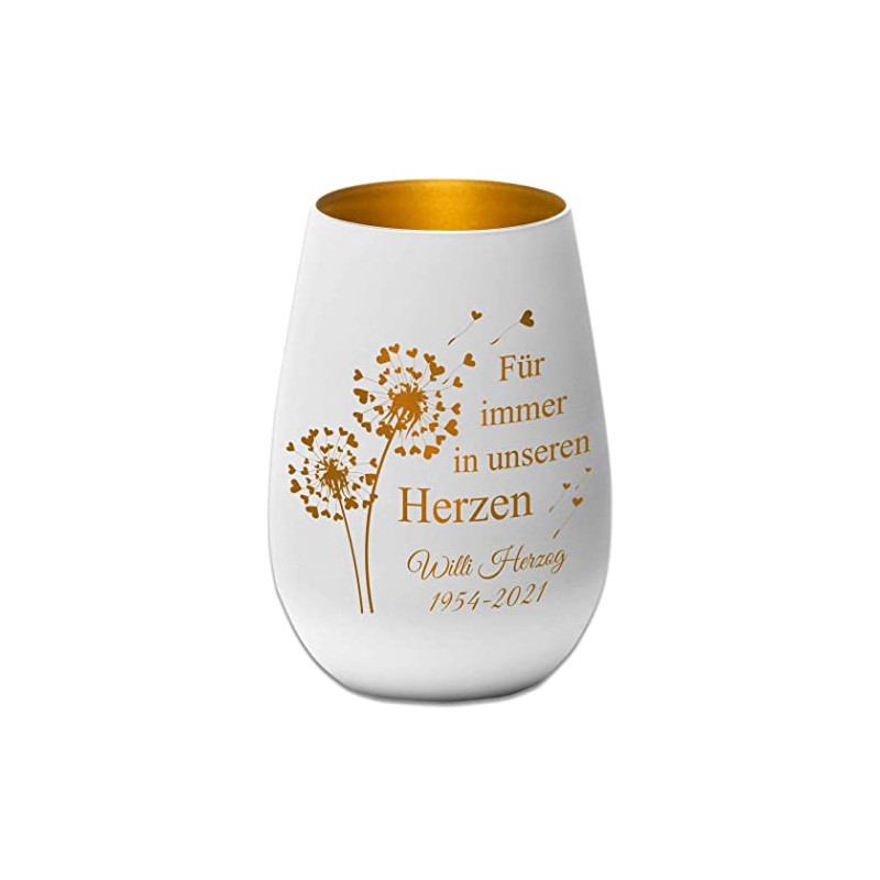 Mourning Light – Forever in Our Hearts – White/Gold –