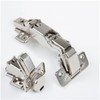2 Pack 165 Degree Frameless Cabinet Doors Hinges, Clip ON