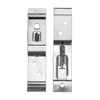 4-Piece Trailer License Plate Holder Clips - Stainless Steel, Spring