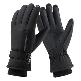 X W EI UNION Winter Gloves -30°F Cold Proof Water-Resistant Windproof Thermal Glove for Driving Hiking Snow Work in Cold Weather (Large)