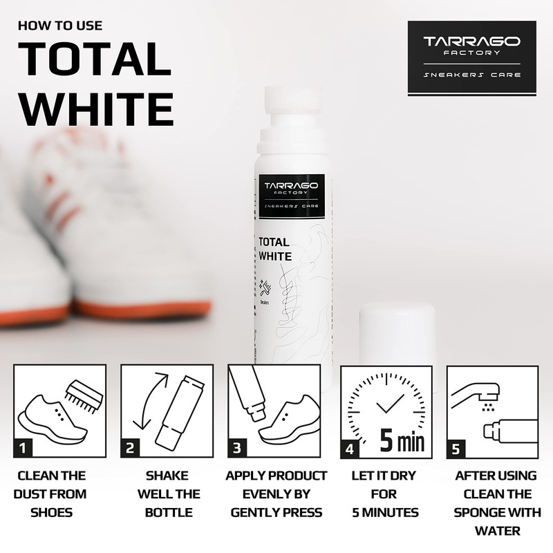 Tarrago Total White Sneakers 75 ml | Bleach Cream Against
