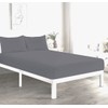 Fitted Bed Sheet With FREE Pillow Case Poly Cotton GREY